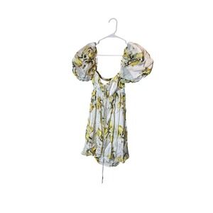 for love & lemons fallen floral mini dress For Love & Lemons Fallen Floral Mini Dress